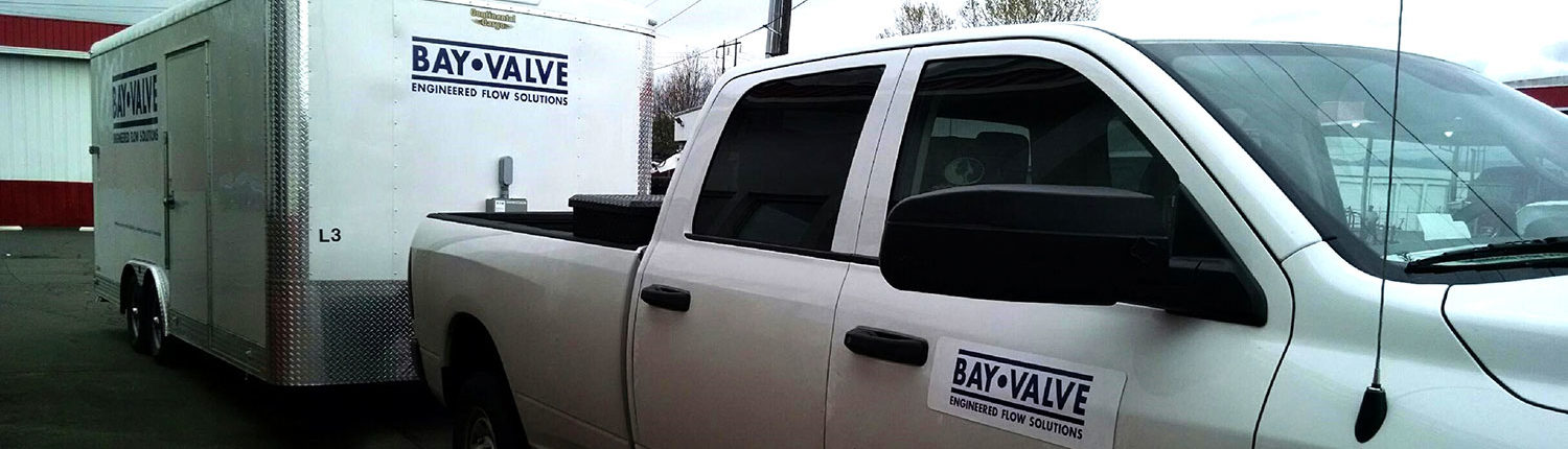 Bay Valve field valve service truck and trailer